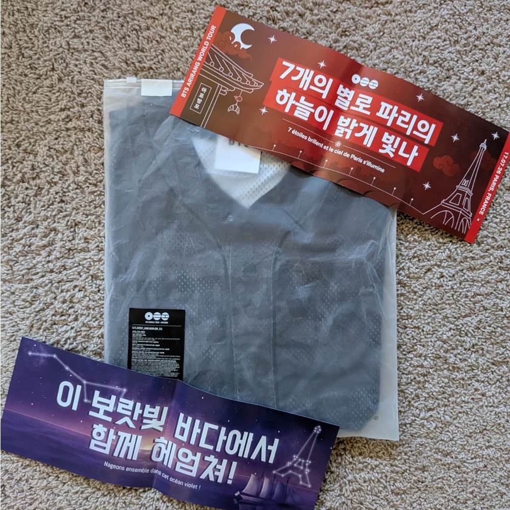 BTS Jungkook Arirang Jersey Shirt